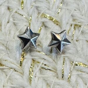 James Avery Silver Star Earrings